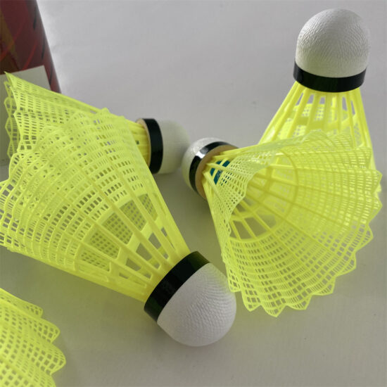 Windproof outdoor nylon shuttlecocks for air badminton 