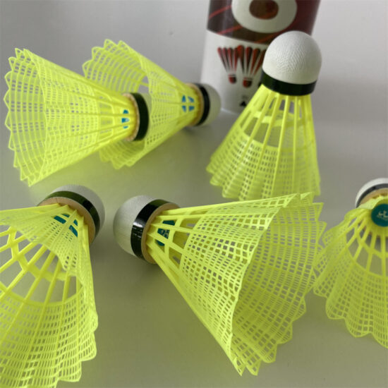 Windproof outdoor nylon shuttlecocks for air badminton 