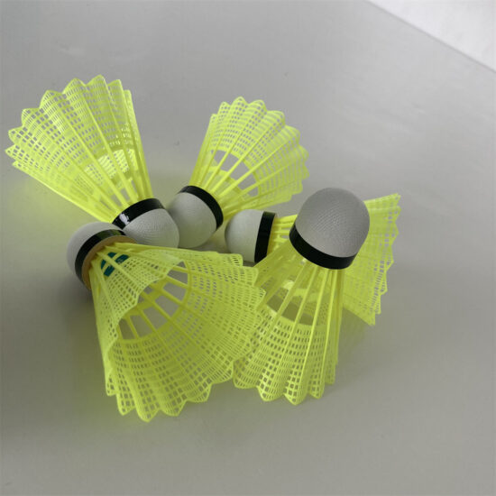 Windproof outdoor nylon shuttlecocks for air badminton 