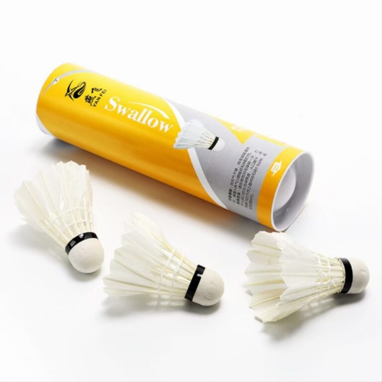 YANFEI Duck Feather Shuttlecocks with Foam Head for Training – 12pcs