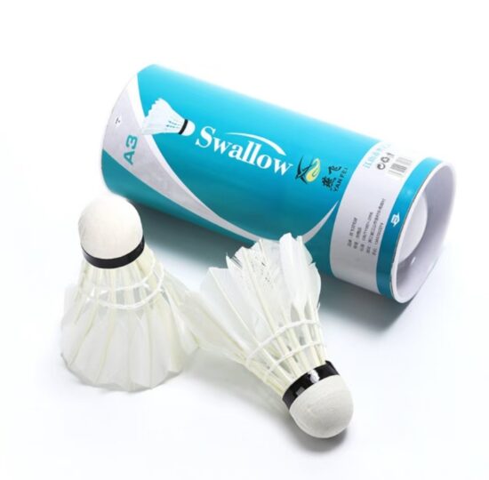YANFEI Duck Feather Shuttlecocks with Foam Head for Training – 12pcs