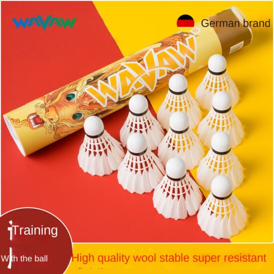 High Durability Goose Feather Shuttlecock for Club and Tournament Use